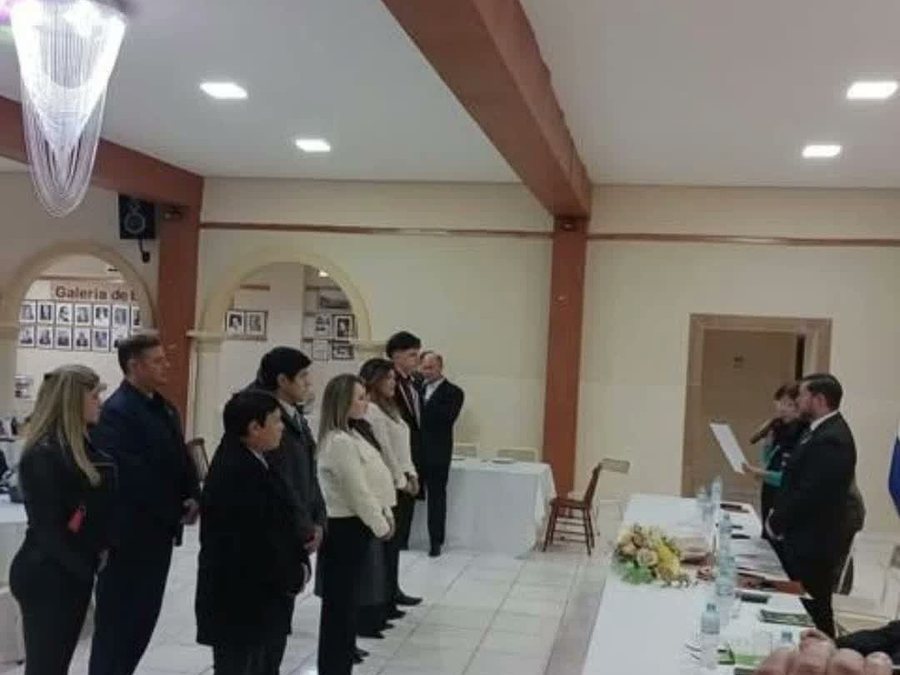 Juramento de nuevos socios del club